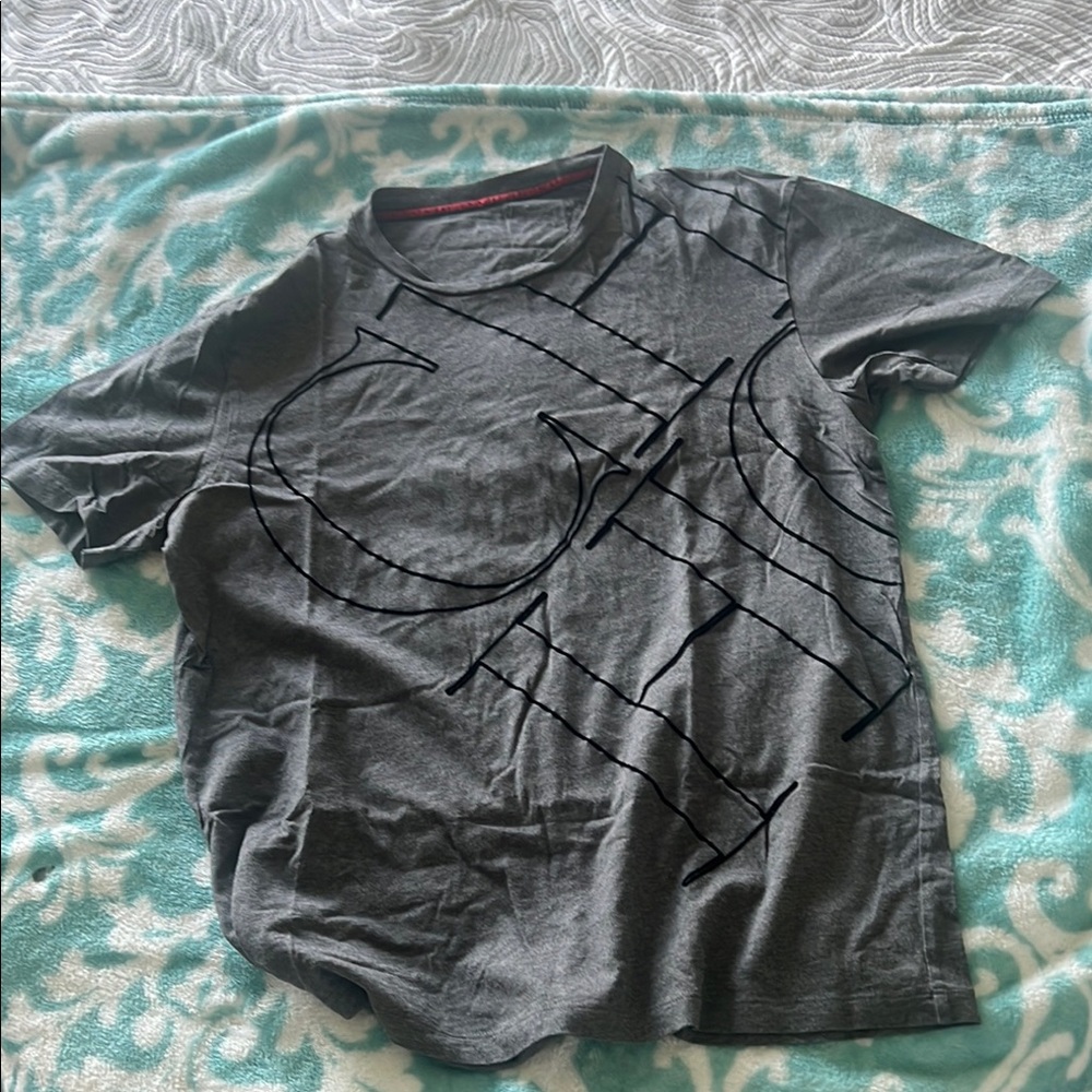 Men's Gray Graphic T-Shirt
